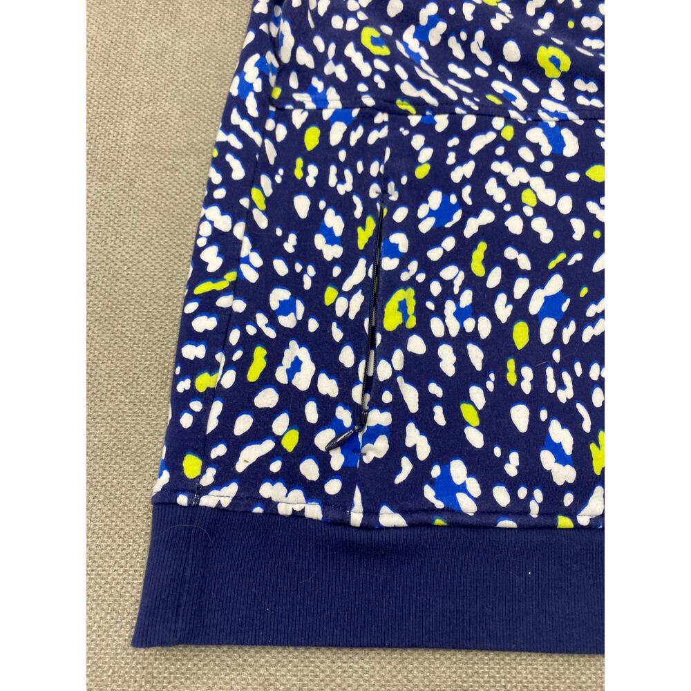 Talbots Terry Crewneck Pullover. Enchanting Animal Print, Large,  Blue Yellow - Picture 2 of 7